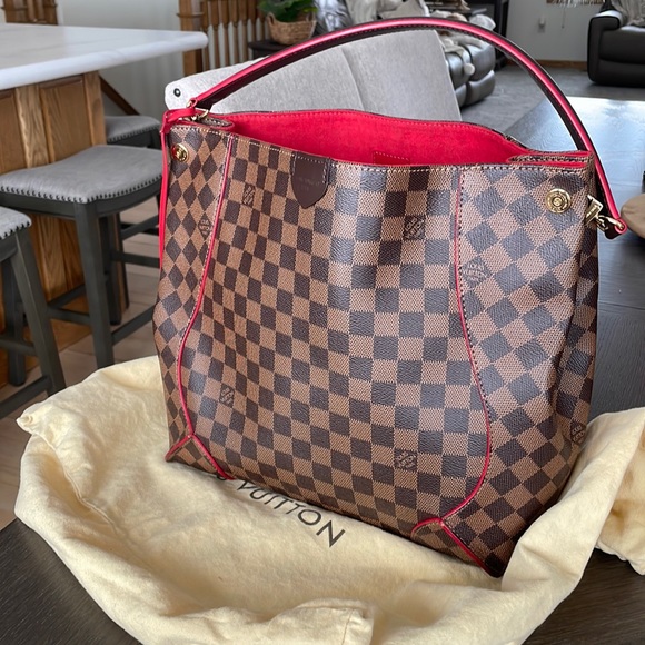 ❣️LIKE NEW❣️💎✨Louis Vuitton❣️ Caissa Damier Ebene Hobo Shoulderbag - Picture 4 of 17